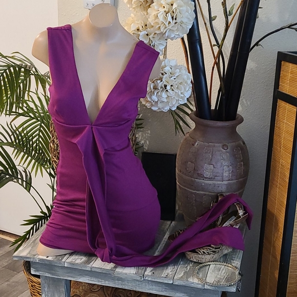 NEW LULUS SUMMER PINK TIE  DRESS  BEAUTIFUL XS - Picture 15 of 16